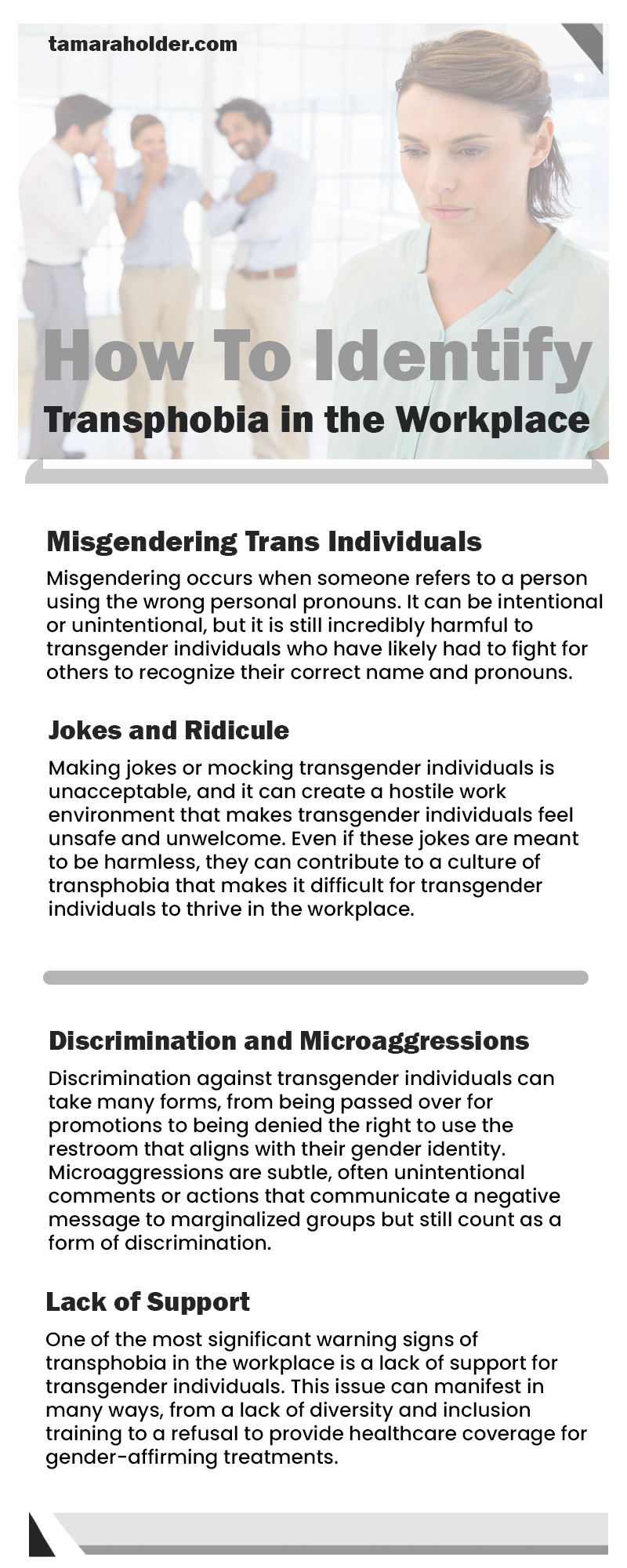 How To Identify Transphobia in the Workplace